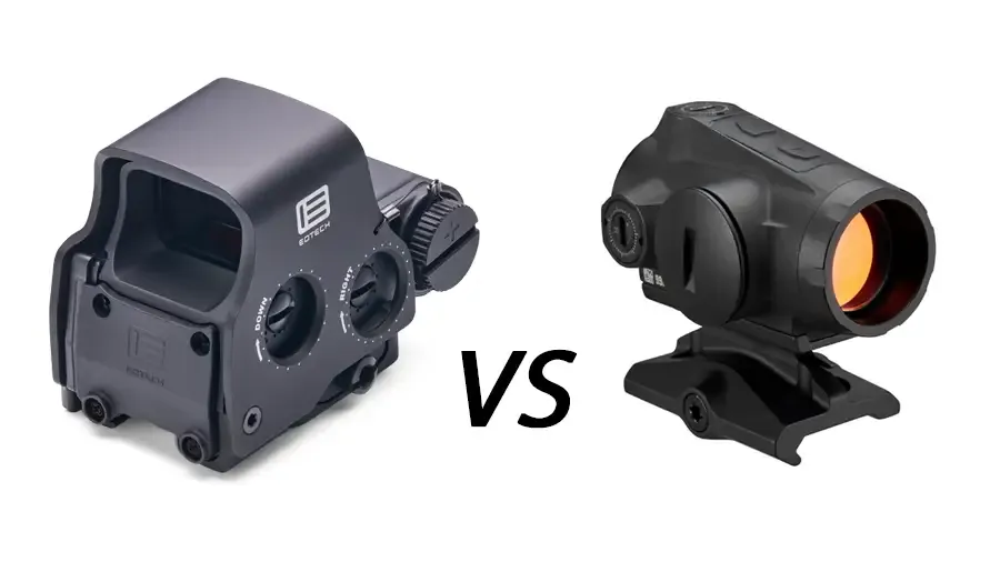 Holographic Eotech vs Sig Sauer red dot sight